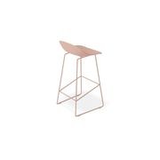 Pop Stool - Soft Pink Frame and Shell Seat gallery detail image