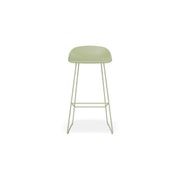 Pop Stool - Dusty Green Frame and Shell Seat gallery detail image