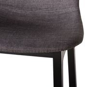 Ara Stool - Black - Charcoal Fabric - 74cm Bar/Counter Seat Height gallery detail image