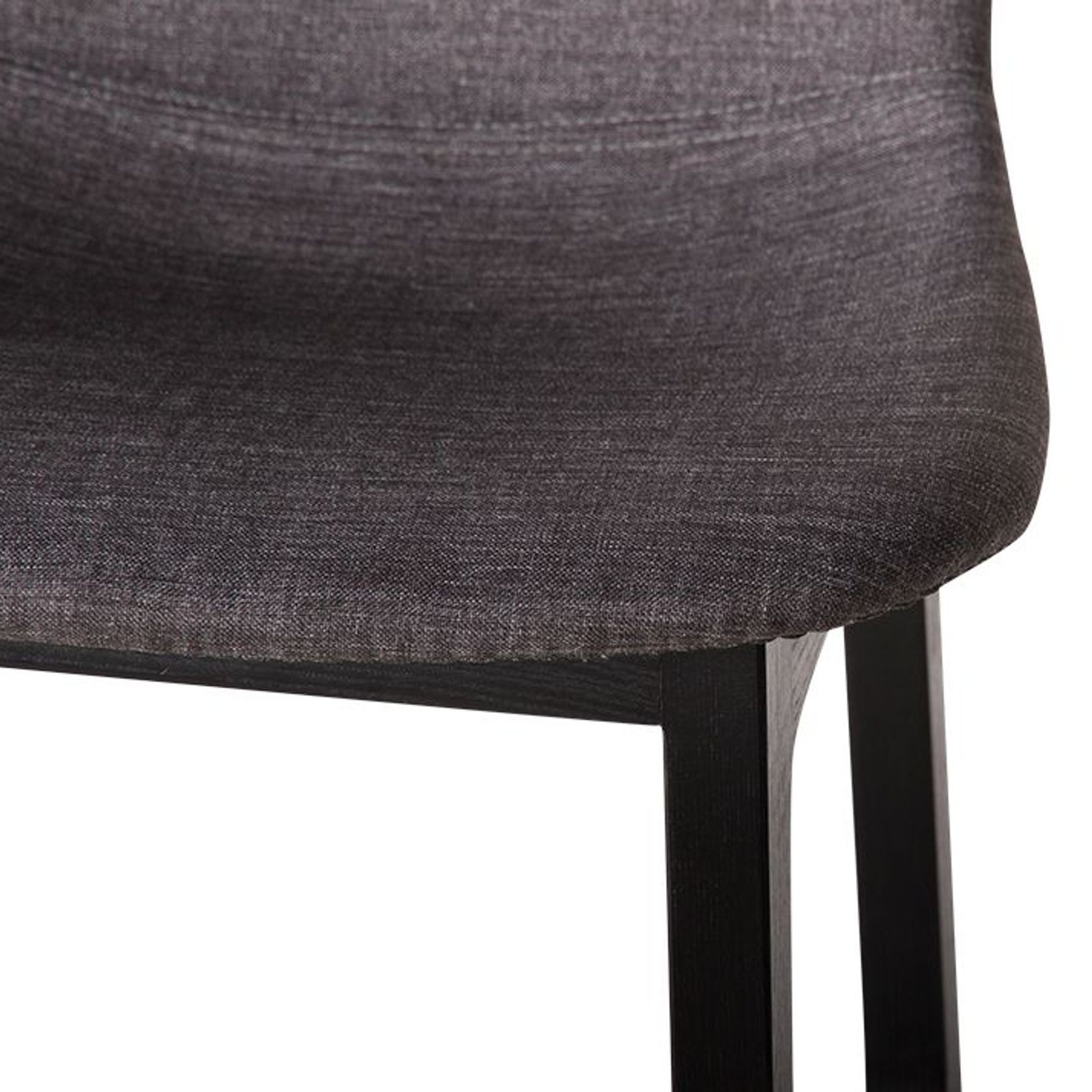 Ara Stool - Black - Charcoal Fabric - 66cm Kitchen Seat height gallery detail image