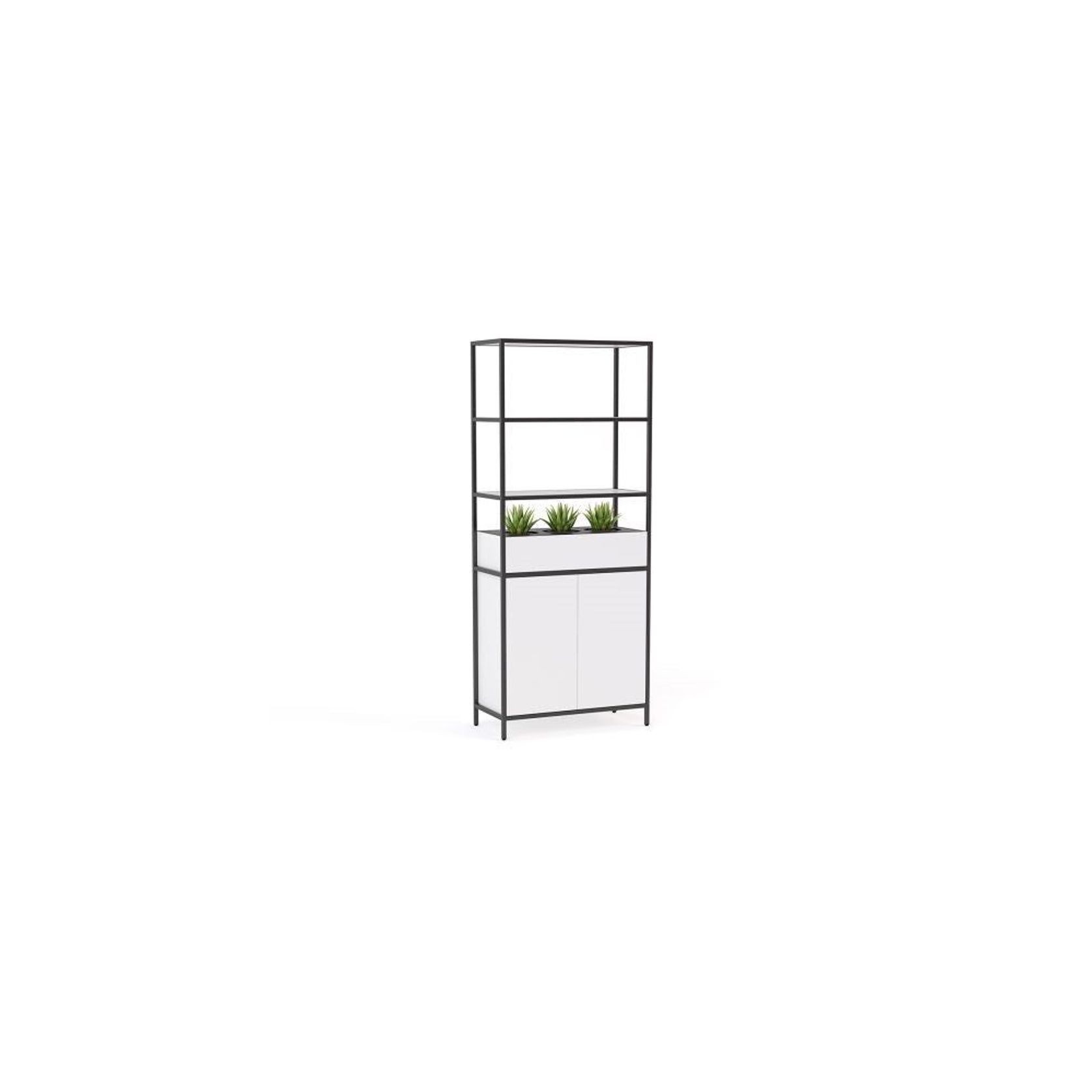 Kubix Modular 1-Unit Cupboard with Planters gallery detail image