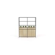 Kubix Modular 2-Unit Cupboard with Planters gallery detail image