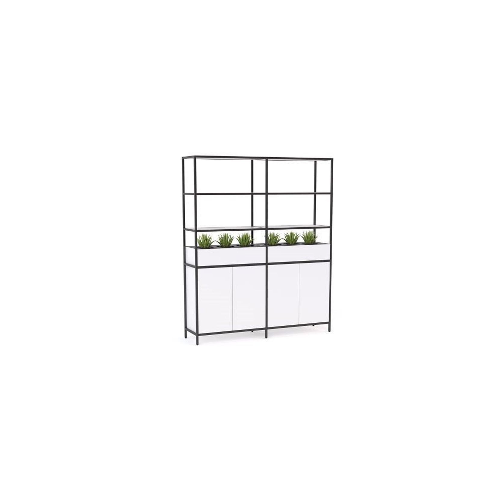 Kubix Modular 2-Unit Cupboard with Planters gallery detail image