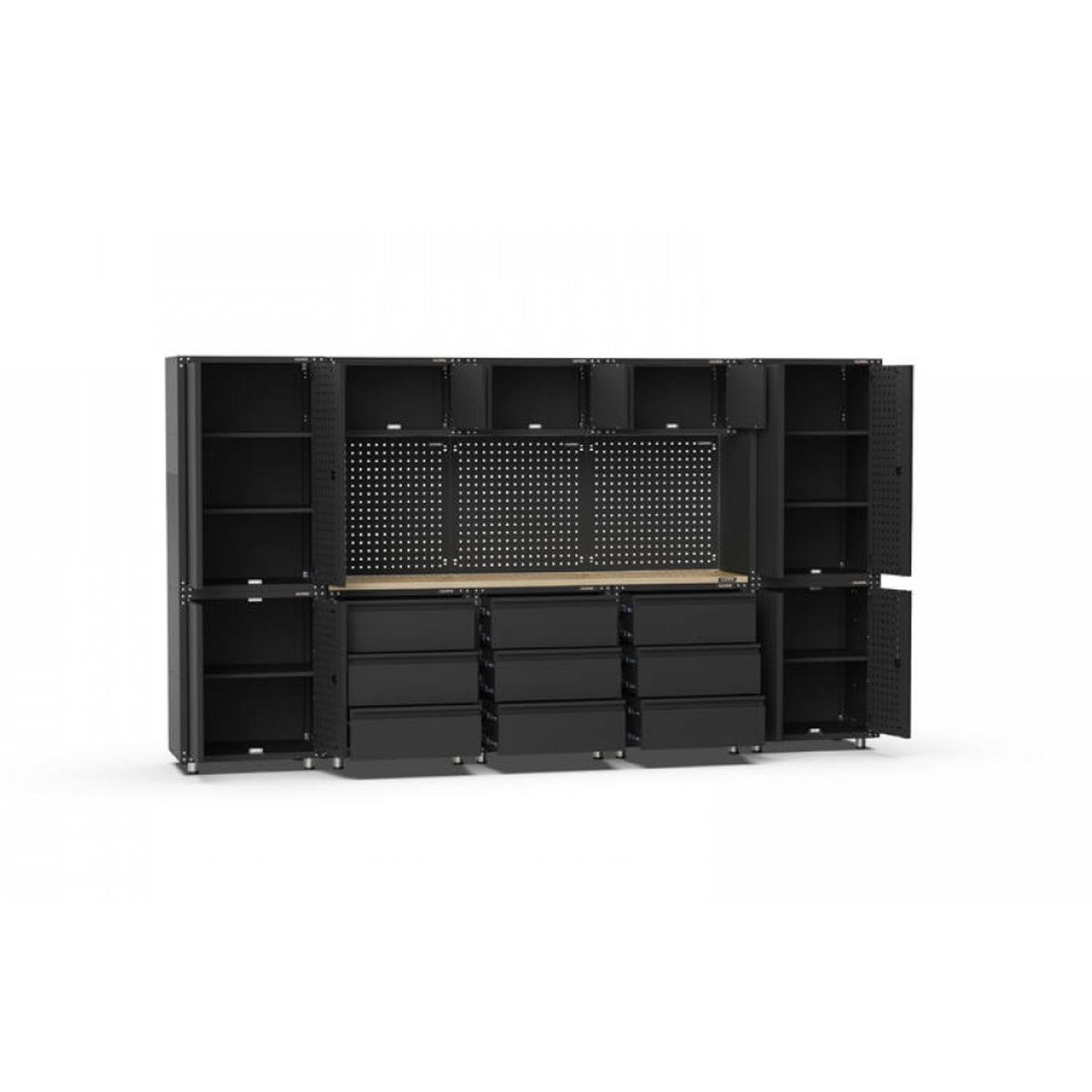 Black Workshop Garage Storage Cabinet Set | GS-D14 gallery detail image