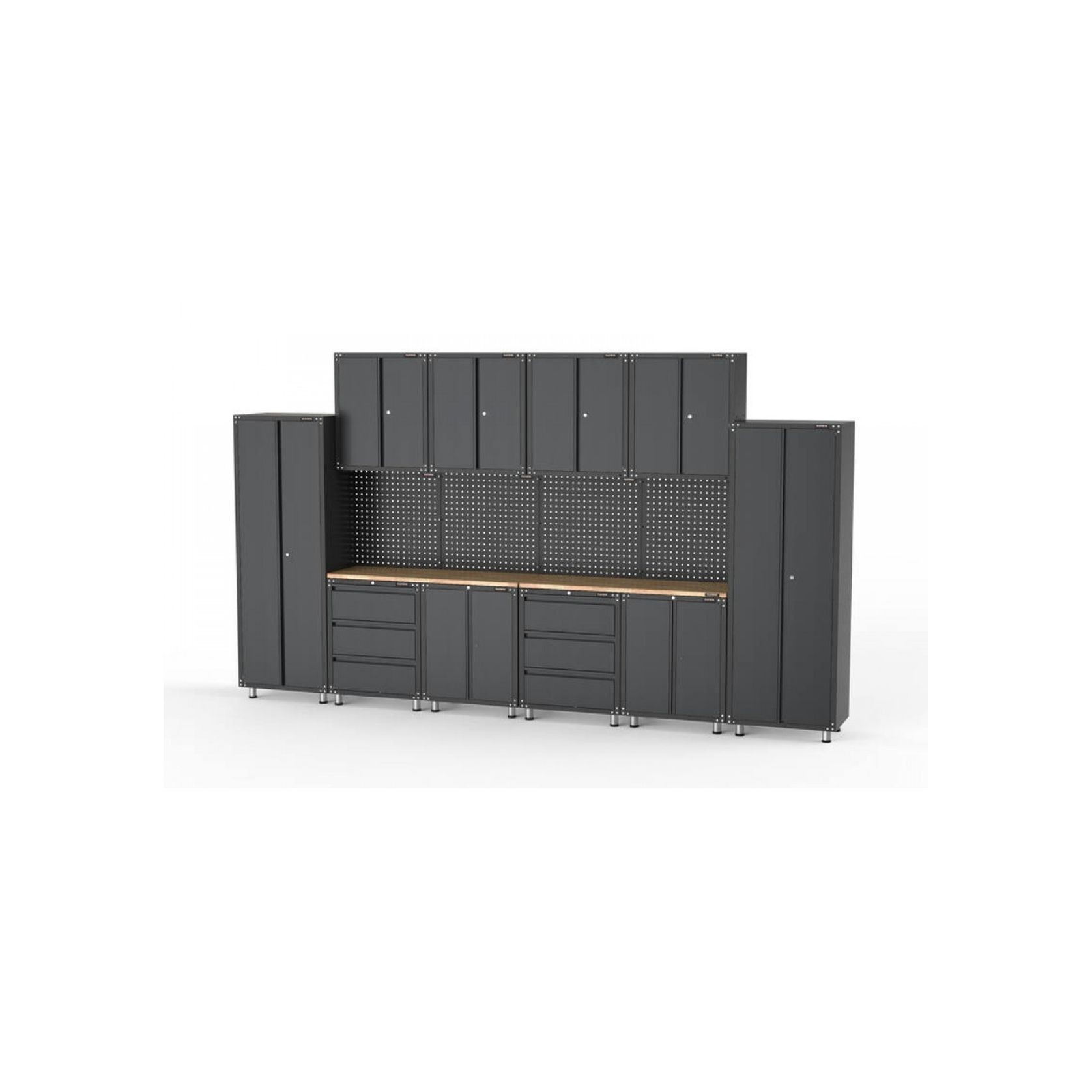 Black Workshop Garage Storage Cabinet Set | GS-D16 gallery detail image