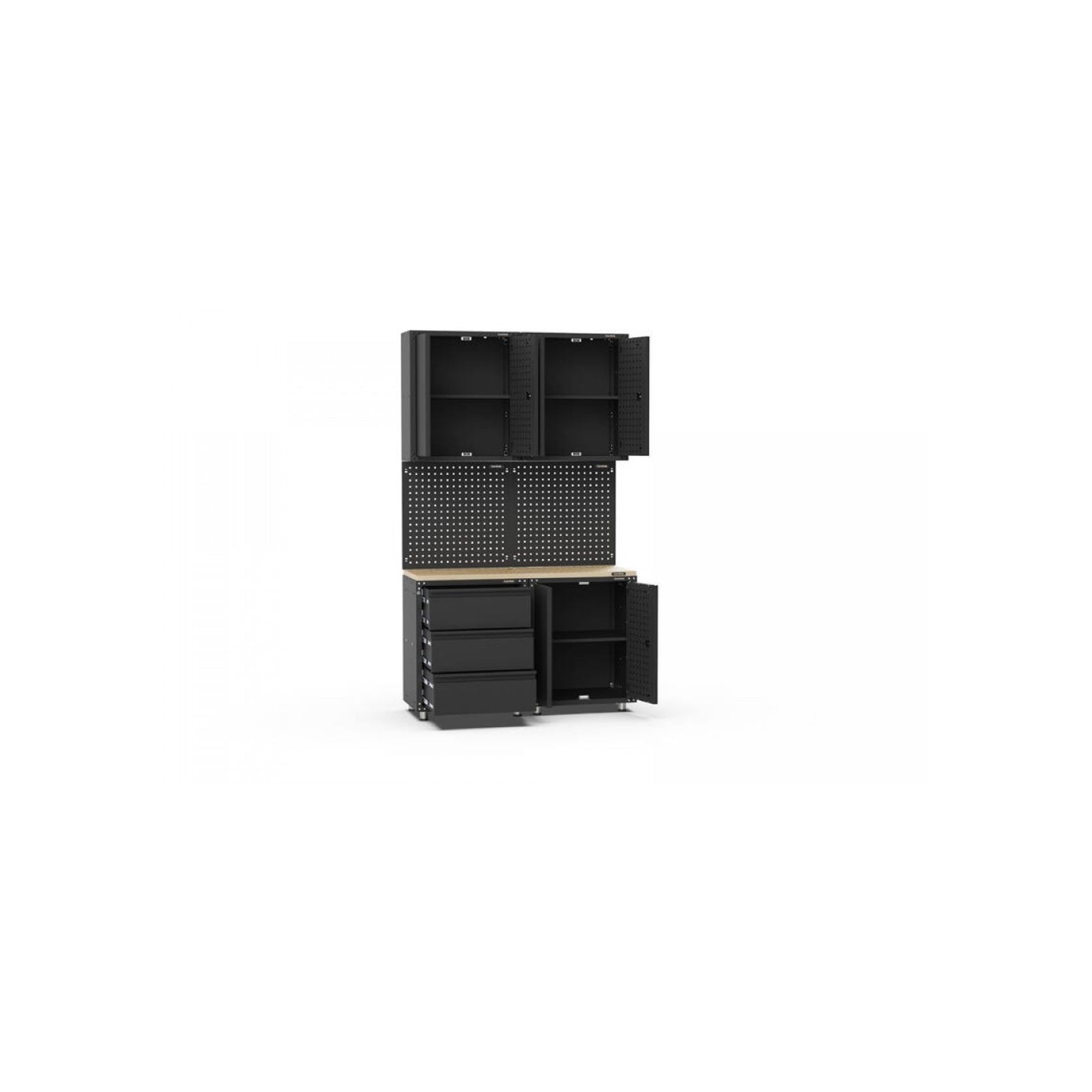Black Workshop Garage Storage Cabinet Set | GS-D7 gallery detail image