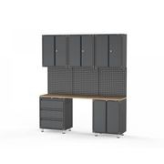 Black Workshop Garage Storage Cabinet Set | GS-D9 gallery detail image