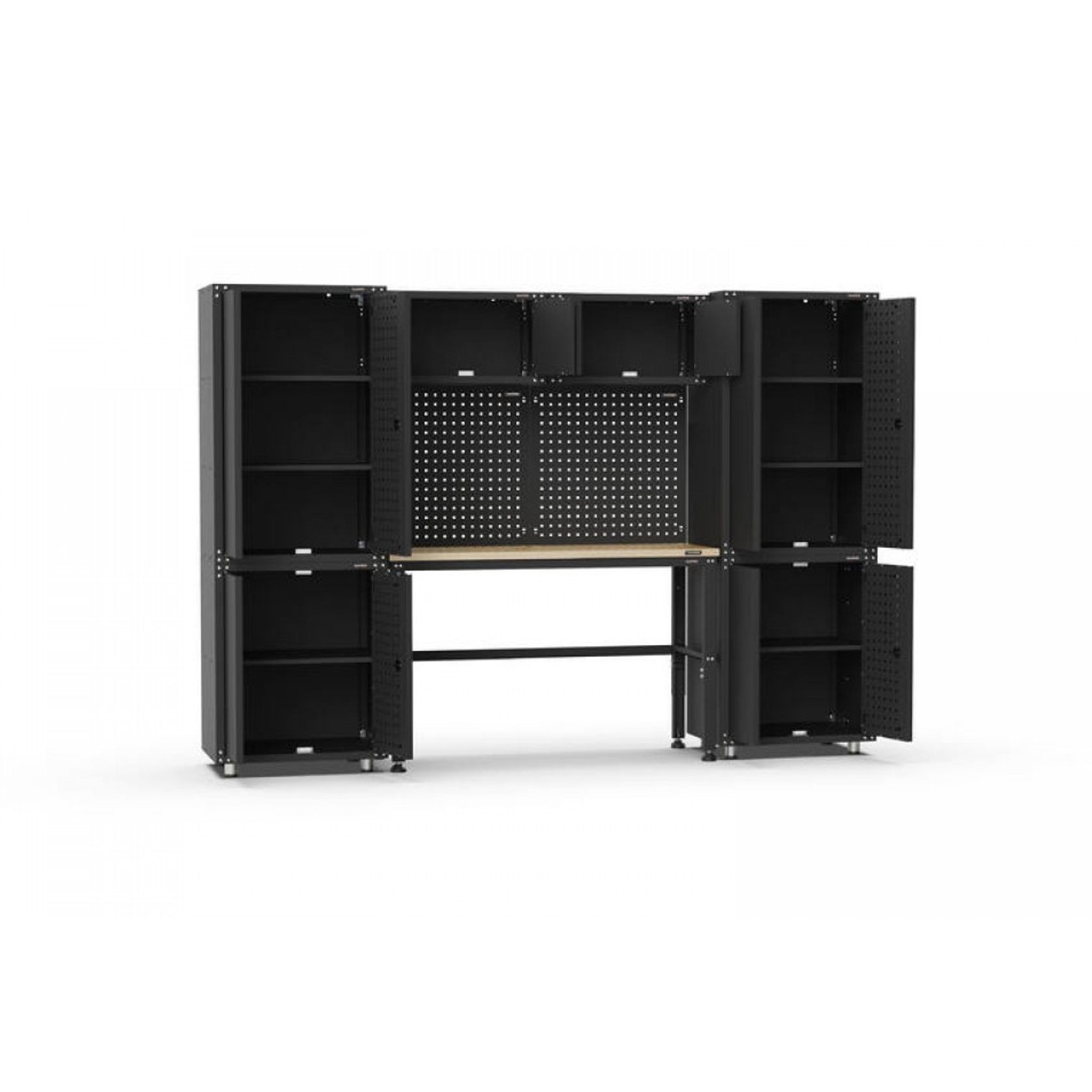 Black Workshop Garage Storage Cabinet Set | GS-D9A gallery detail image