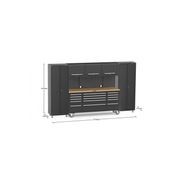 Black Workshop Garage Storage Cabinet Set | GS-P6B gallery detail image