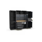 Pro Series Black Garage Storage Cabinet Set | GS30-21P gallery detail image