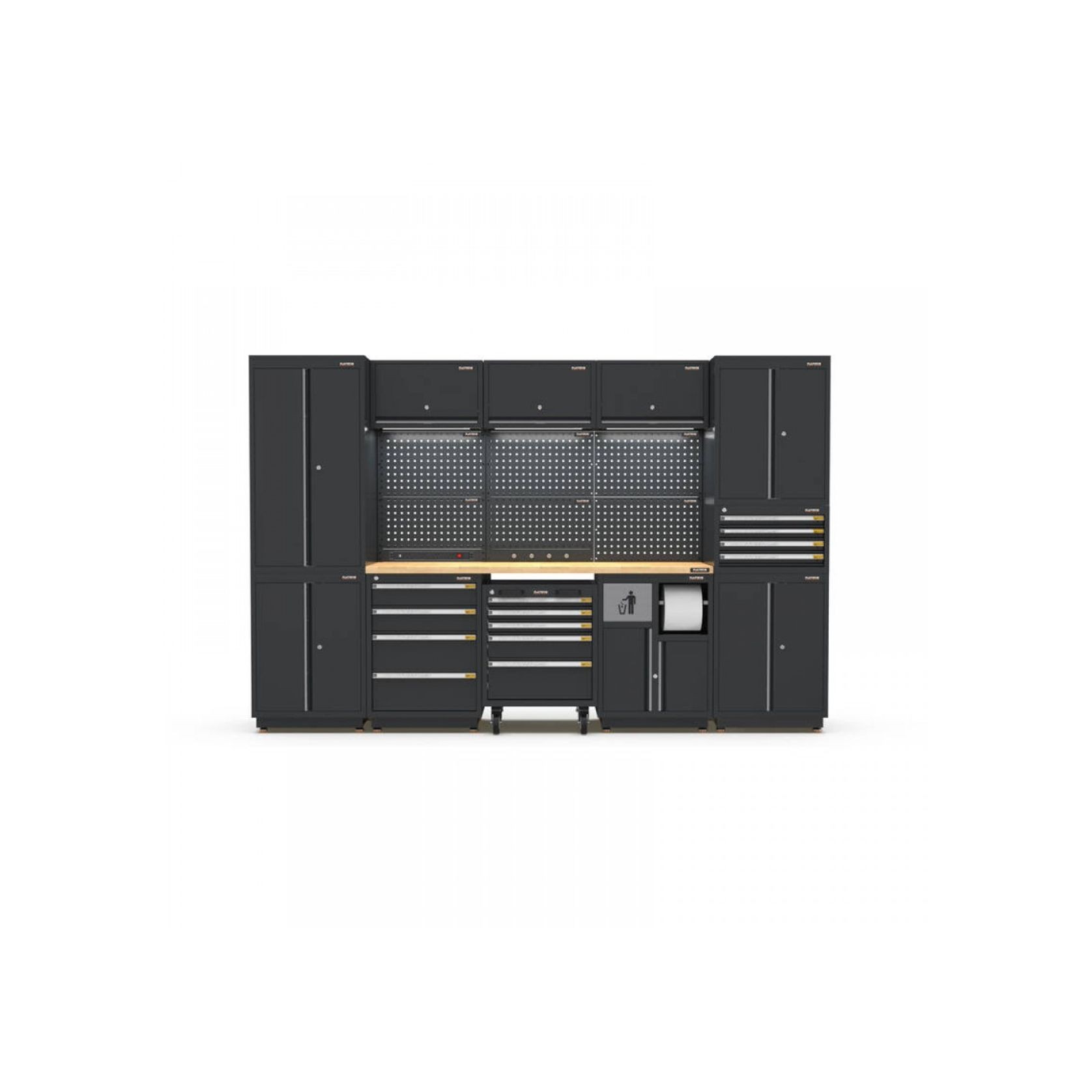 Pro Series Black Garage Storage Cabinet Set | GS30-27P gallery detail image