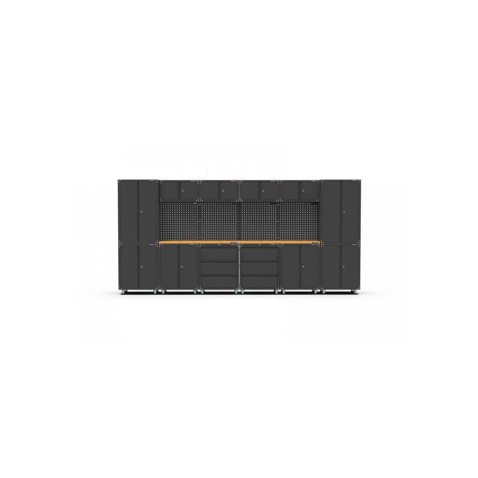 Black Workshop Garage Storage Cabinet Set | GS-D18 gallery detail image