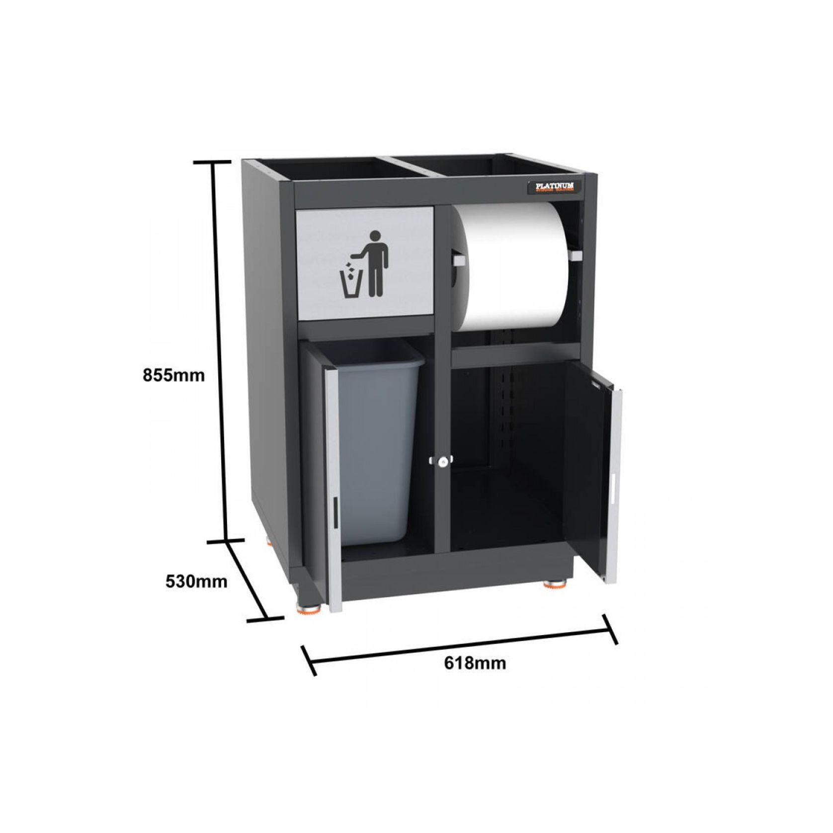 Pro Series Black Garage Storage Cabinet Set | GS30-21P gallery detail image