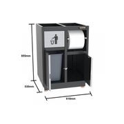 Pro Series Black Garage Storage Cabinet Set | GS30-21P gallery detail image
