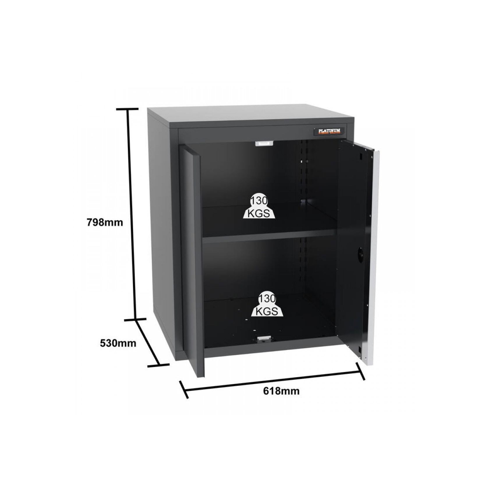 Pro Series Black Garage Storage Cabinet Set | GS30-21P gallery detail image