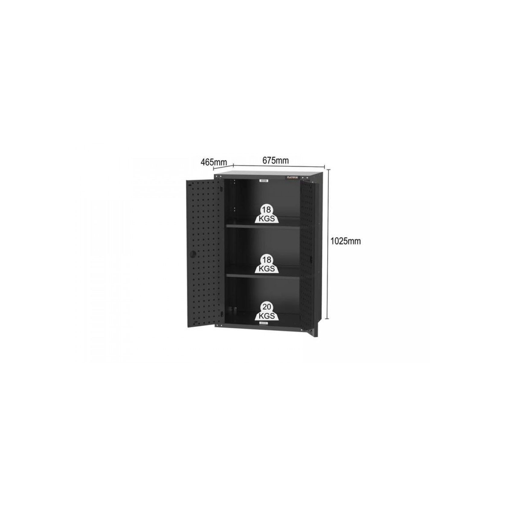 Black Workshop Garage Storage Cabinet Set | GS-D14 gallery detail image