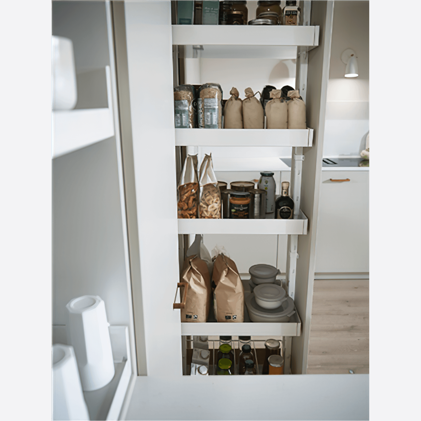 Peka Standard Larder Pull-out Liro 400mm | Complete Kit gallery detail image