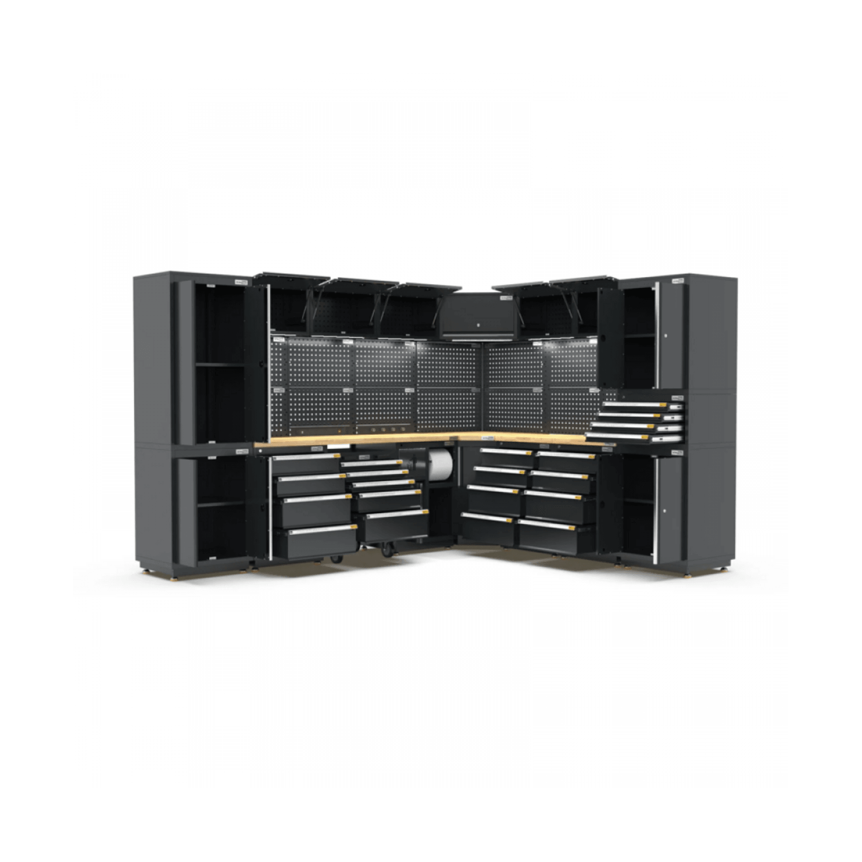 Pro Series Black Garage Storage Cabinet | GS30-COR50P gallery detail image