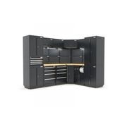 Pro Series Black Garage Storage Cabinet | GS30-COR38P gallery detail image