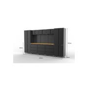 Black Workshop Garage Storage Cabinet Set | GS-D14 gallery detail image