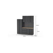 Black Workshop Garage Storage Cabinet Set | GS-D8 gallery detail image