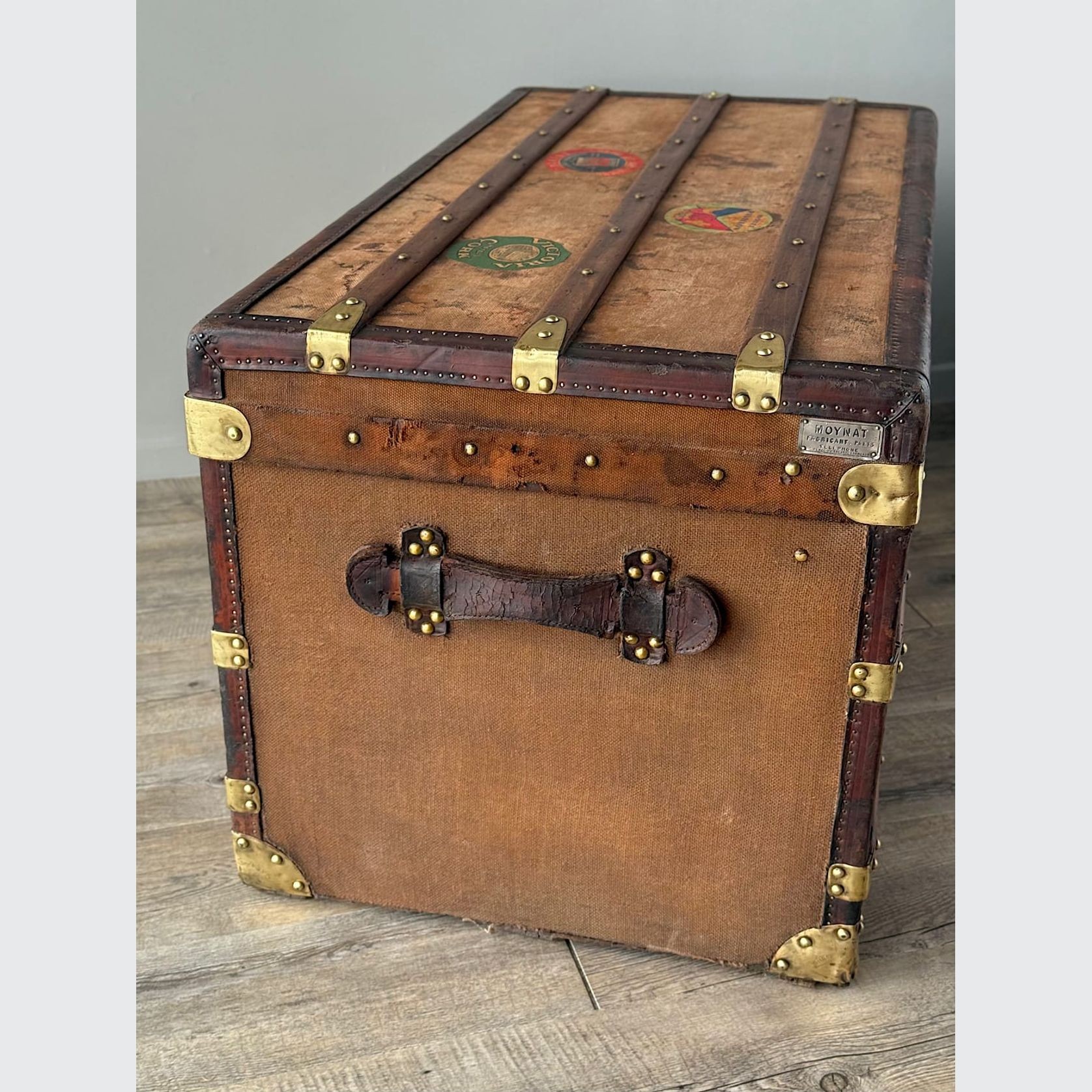 Vintage Moynat Trunk gallery detail image