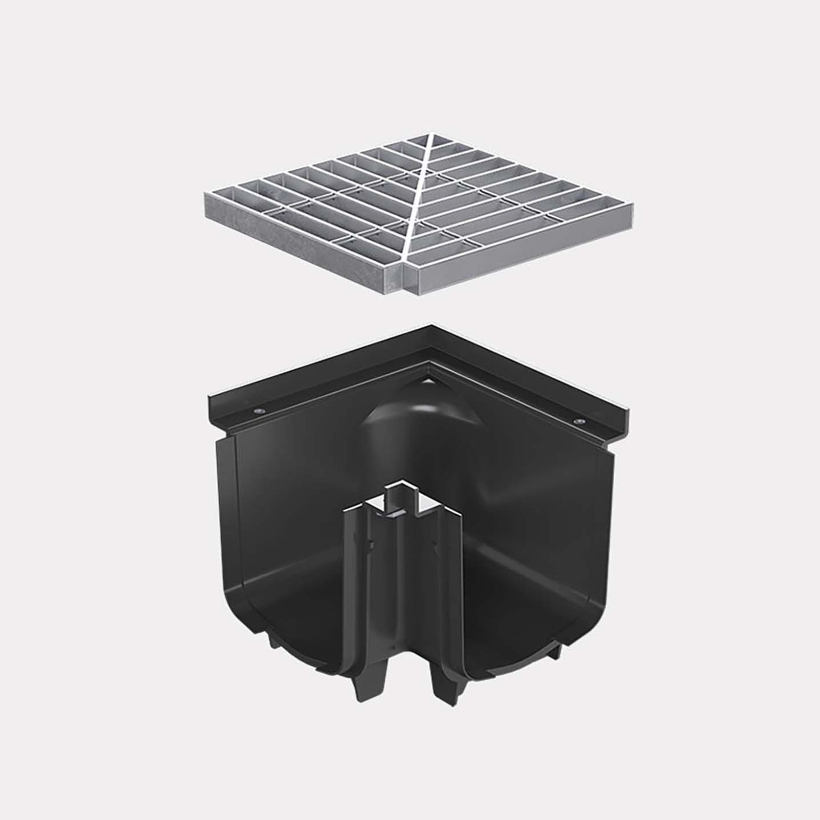 Storm Master® – Corner with Galvanised Class B Grate gallery detail image