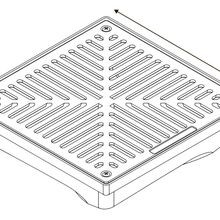 Uni-Pit Vortex 300 with Green Plastic Swirl Grate gallery detail image