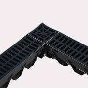 Storm Drain™ – 4 Way Connector with Black Plastic Grate gallery detail image