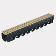 Storm Drain™ – 1m complete with Sandstone Plastic Grate gallery detail image