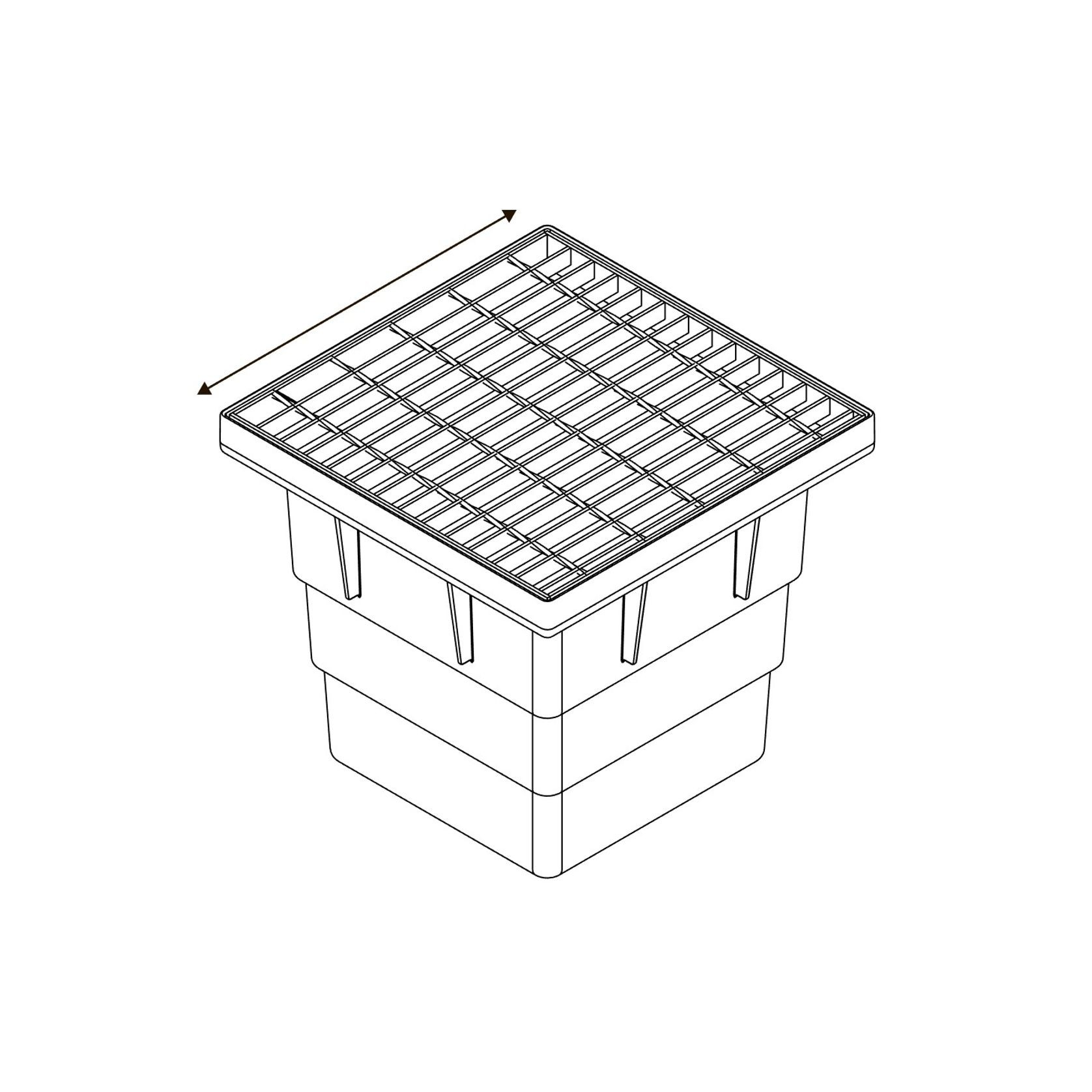 Series 600 Pit with Galvanised Steel Class A Grate ArchiPro AU