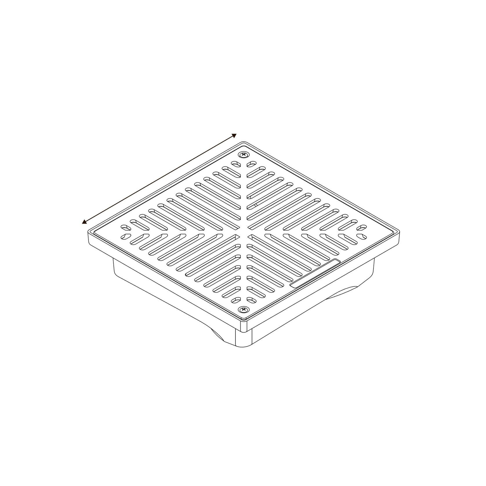 Uni-Pit Light Duty Galvanised Heel Guard Class A Grate | ArchiPro AU