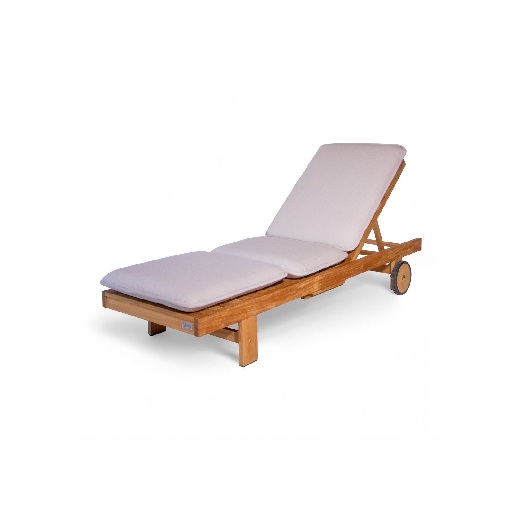 Somers Teak Sunlounger gallery detail image