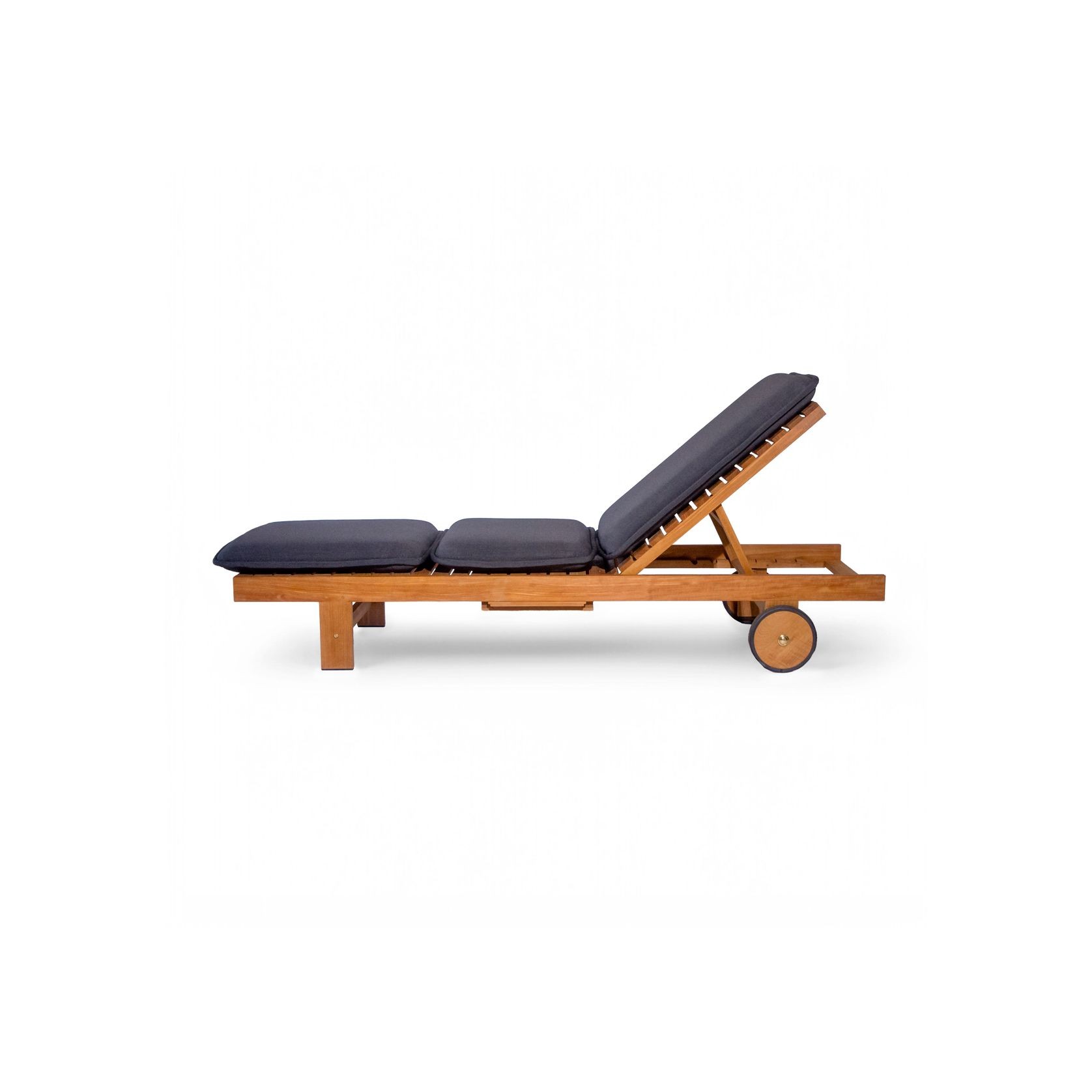 Somers Teak Sunlounger gallery detail image