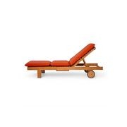 Somers Teak Sunlounger gallery detail image