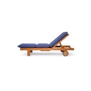 Somers Teak Sunlounger gallery detail image