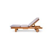 Somers Teak Sunlounger gallery detail image