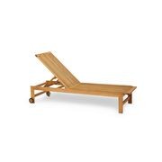 Albany Teak Sunlounger gallery detail image