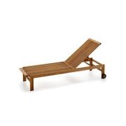 Albany Teak Sunlounger gallery detail image