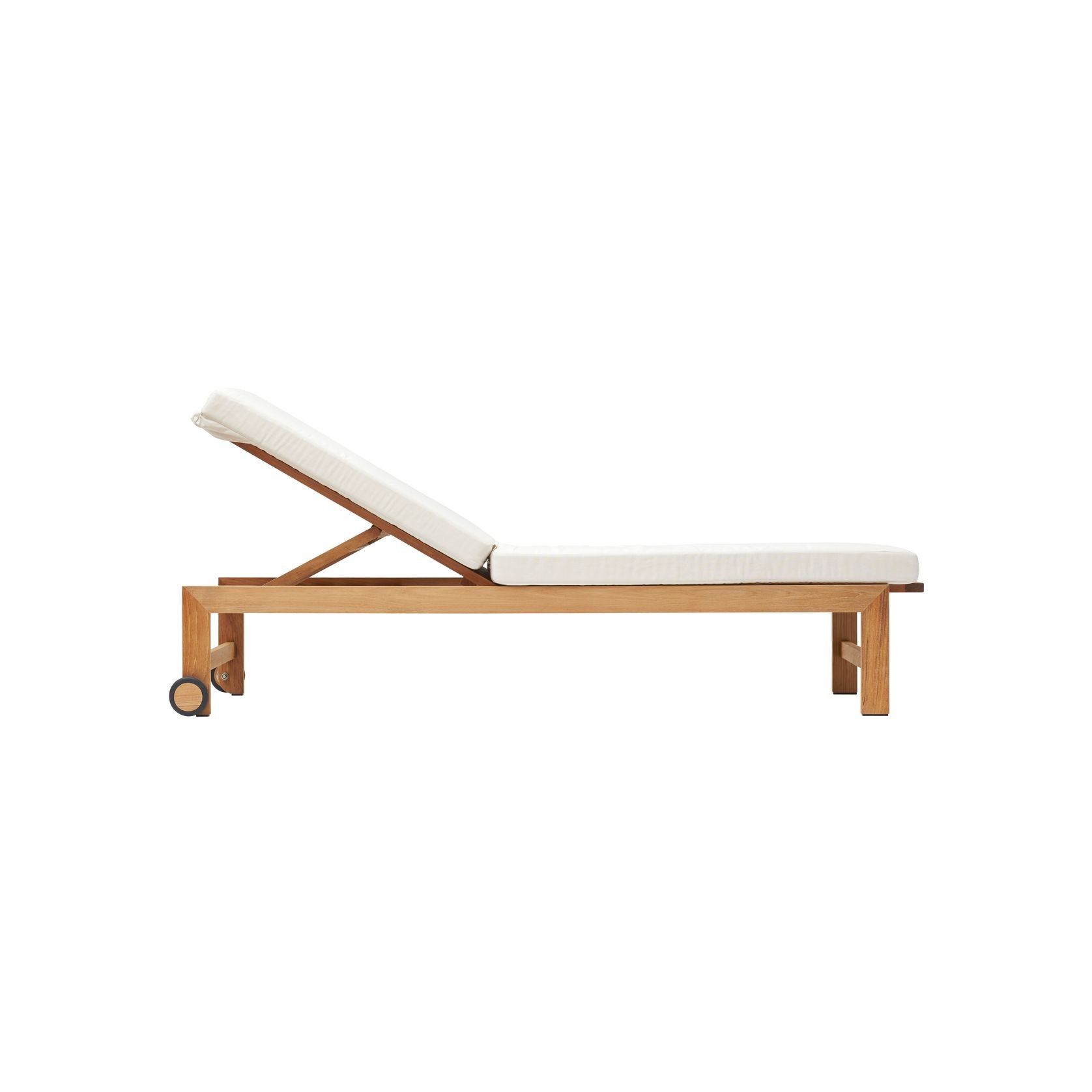 Albany Teak Sunlounger gallery detail image