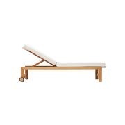 Albany Teak Sunlounger gallery detail image