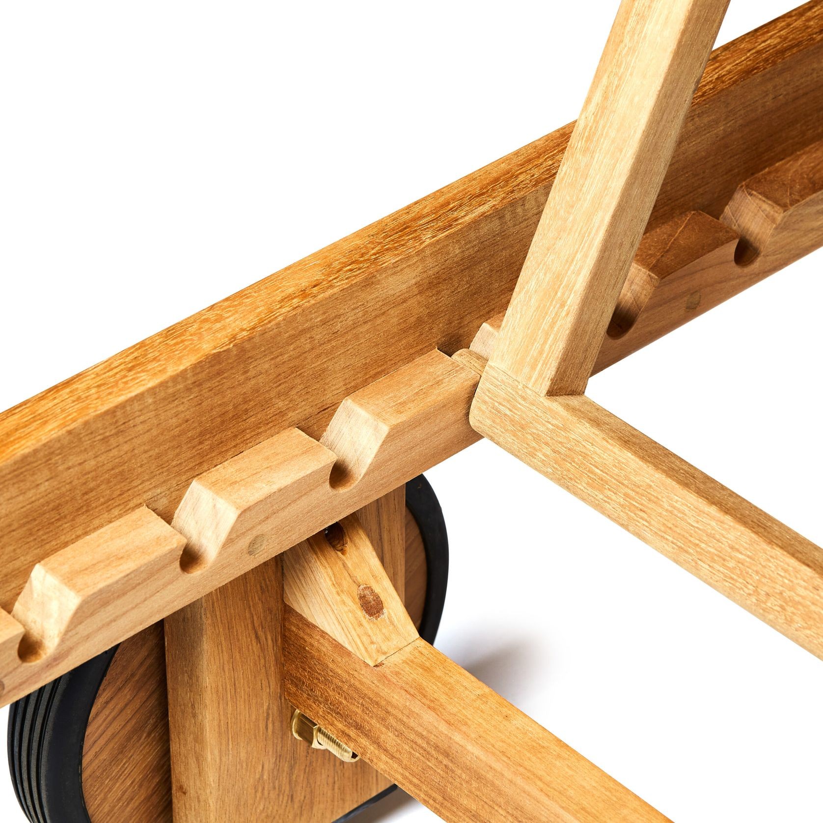 Somers Teak Sunlounger gallery detail image