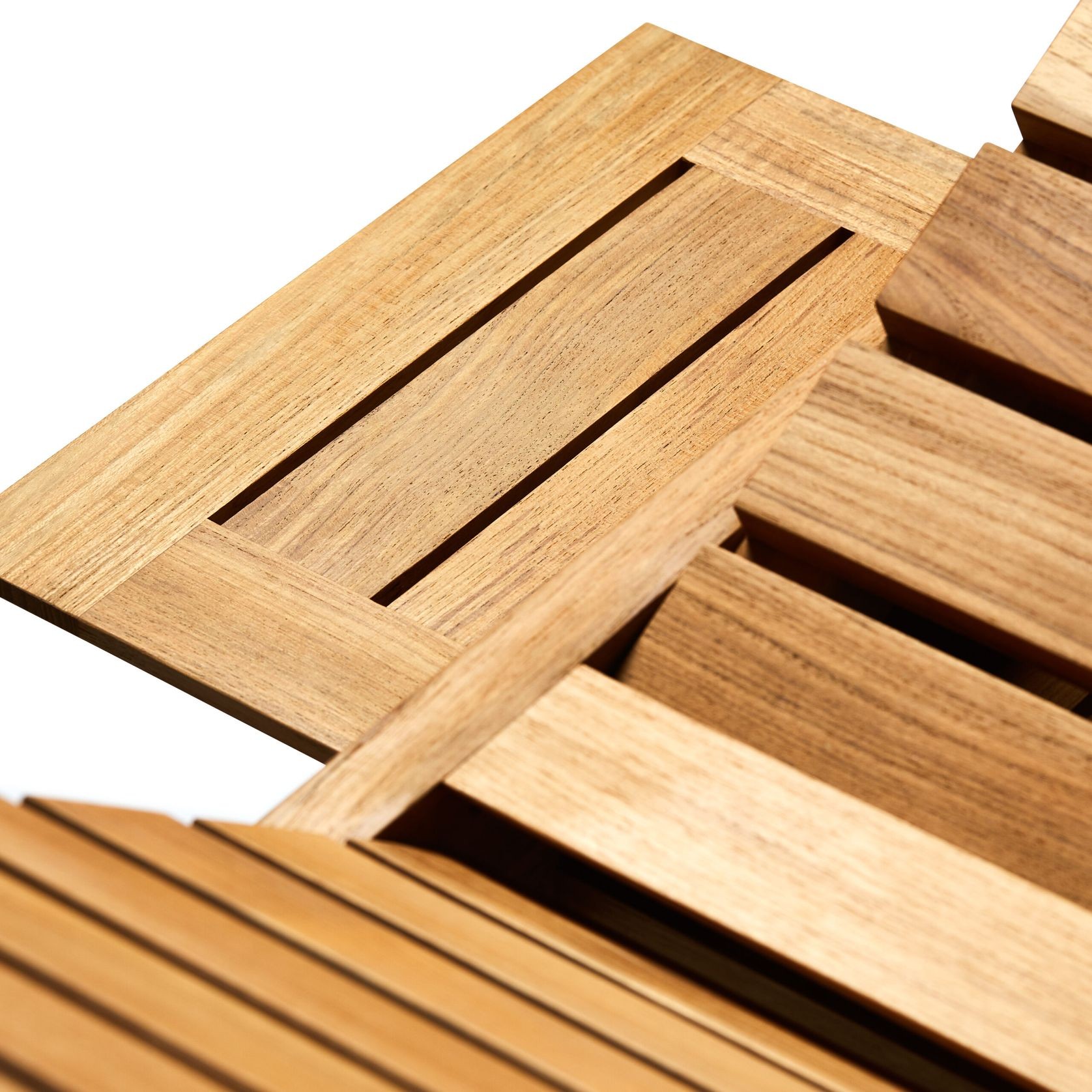 Somers Teak Sunlounger gallery detail image