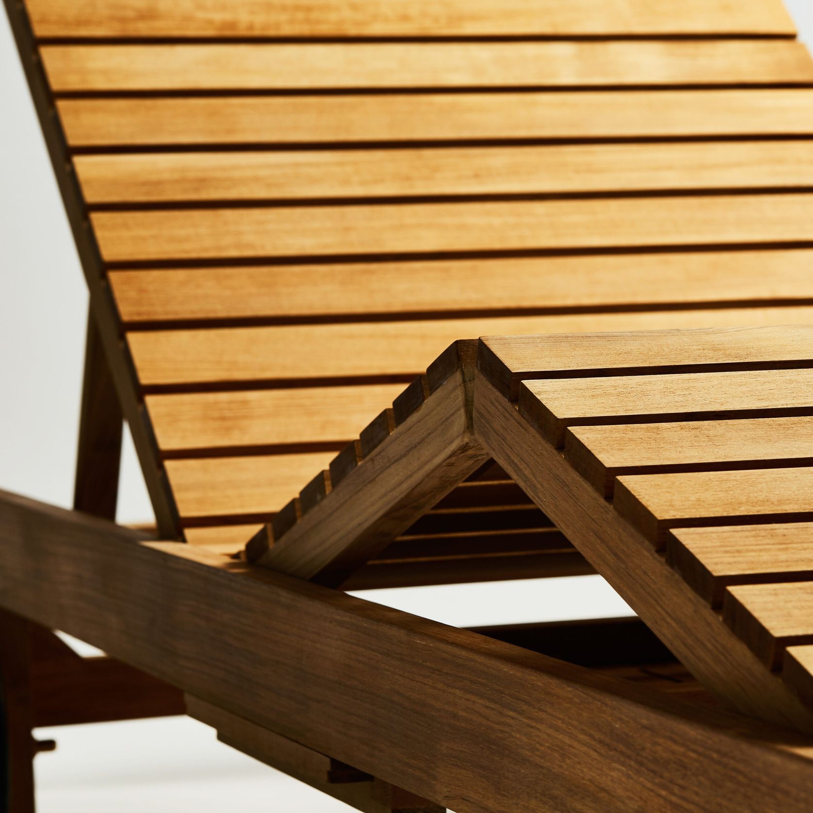Somers Teak Sunlounger gallery detail image