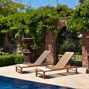 Albany Teak Sunlounger gallery detail image