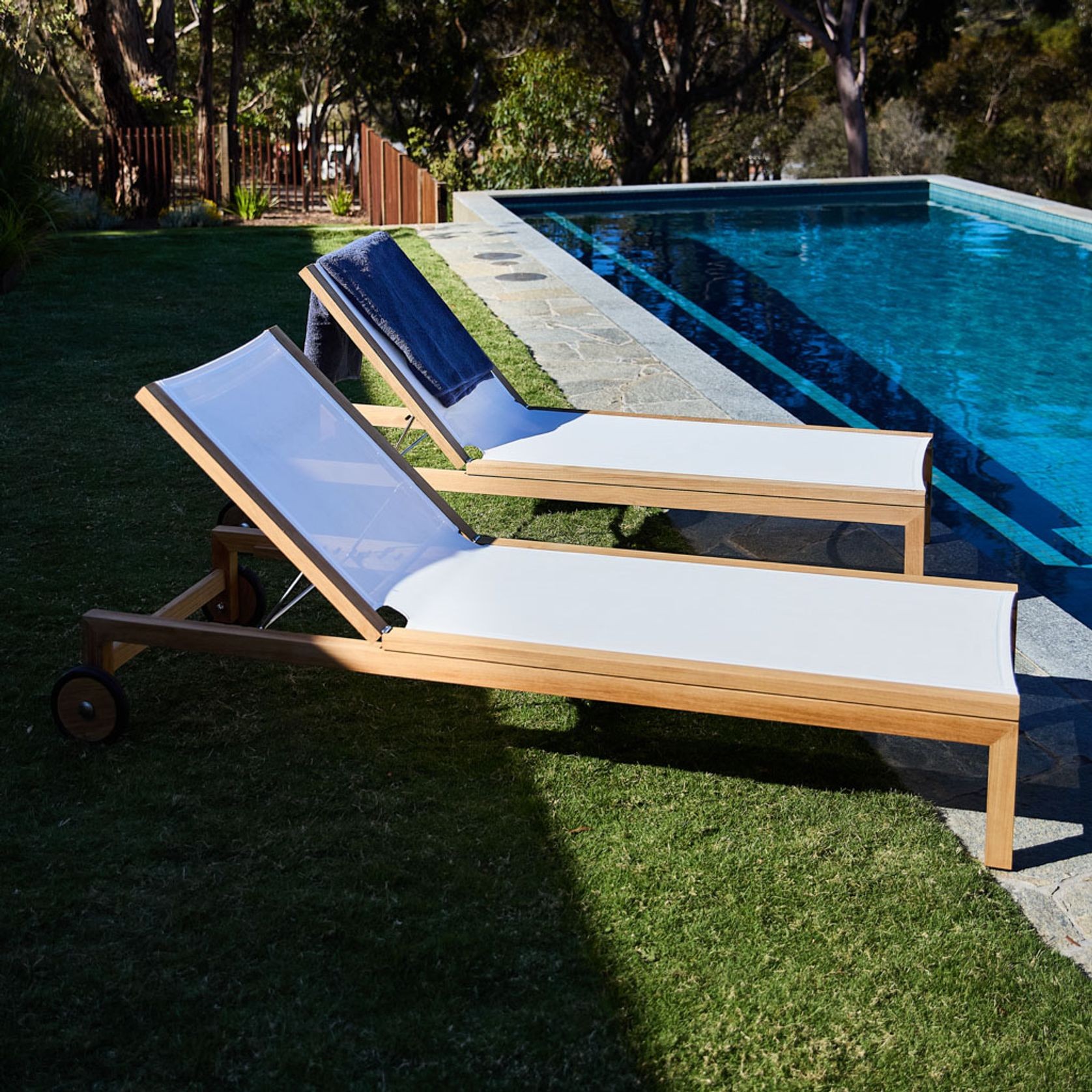 Sonne Teak Sunlounger gallery detail image