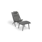 Minori Lounge Chair - Outdoor - Charcoal - Dark Grey Cushion gallery detail image