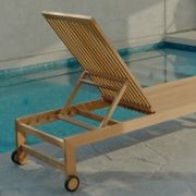 Albany Teak Sunlounger gallery detail image