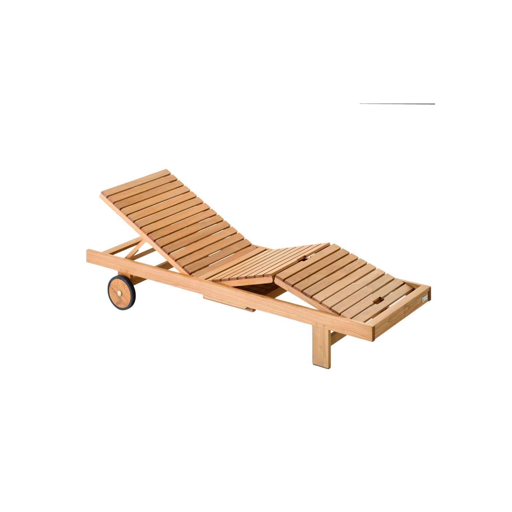 Somers Teak Sunlounger gallery detail image