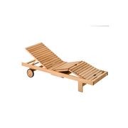 Somers Teak Sunlounger gallery detail image